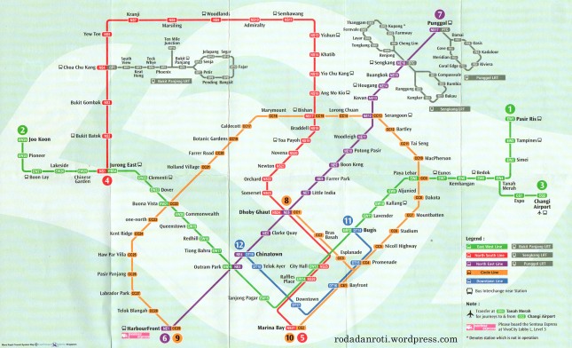 Peta MRT Singapore